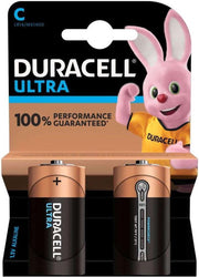 Duracell - Ultra alkaline C-batterijen - 2 stuks