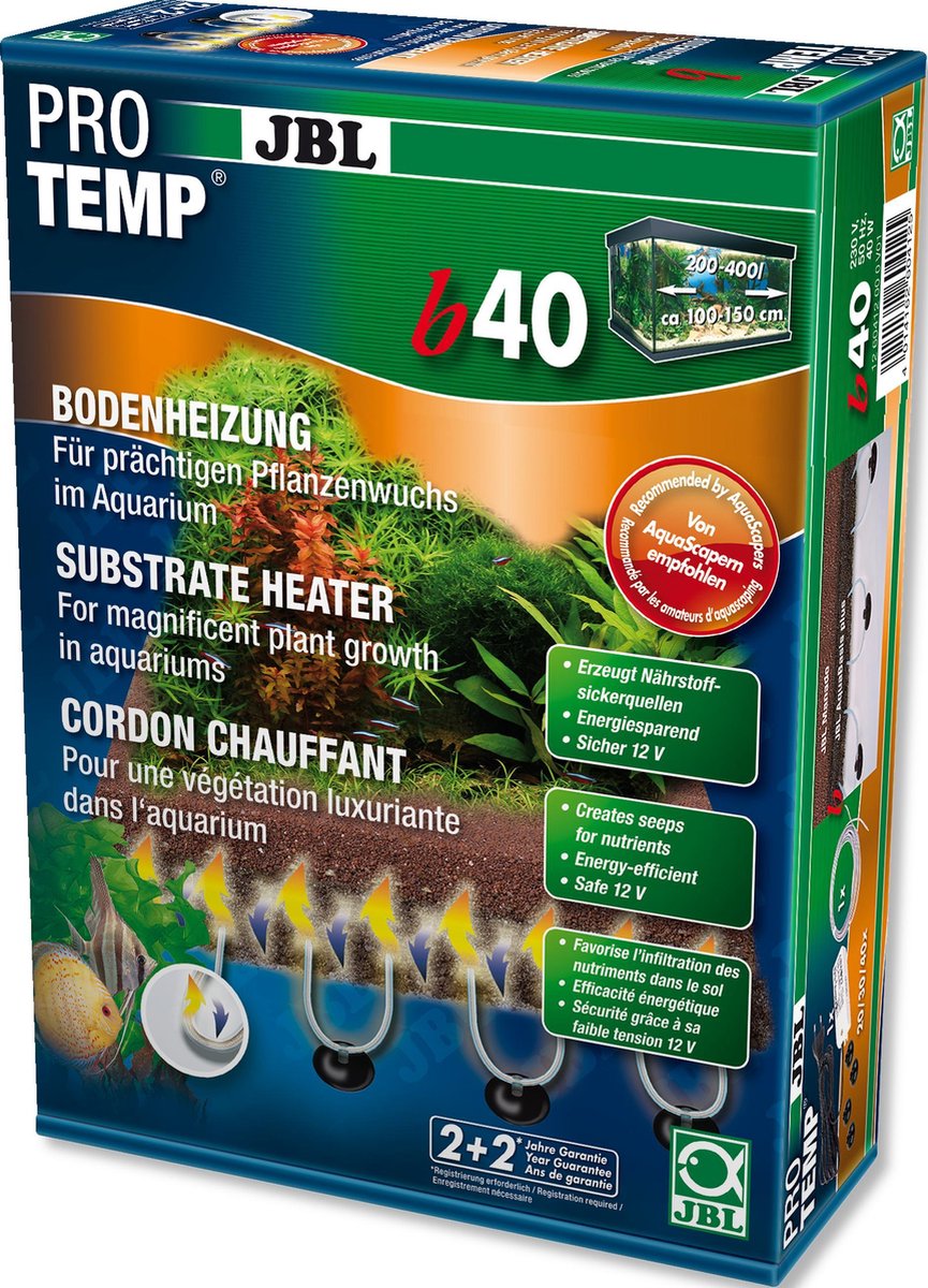 JBL - ProTemp b40 II - Bodemverwarming voor Aquarium