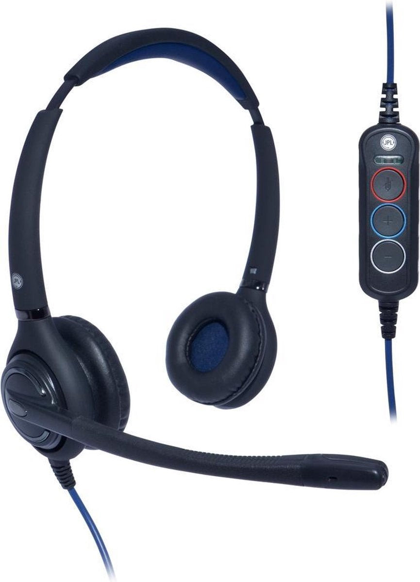 JPL 502s Headset Hoofdband USB Type-A Zwart