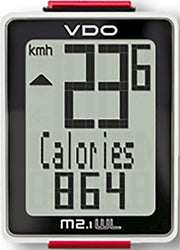 VDO M 2.1 WR Fietscomputer - Bedraad - Zwart