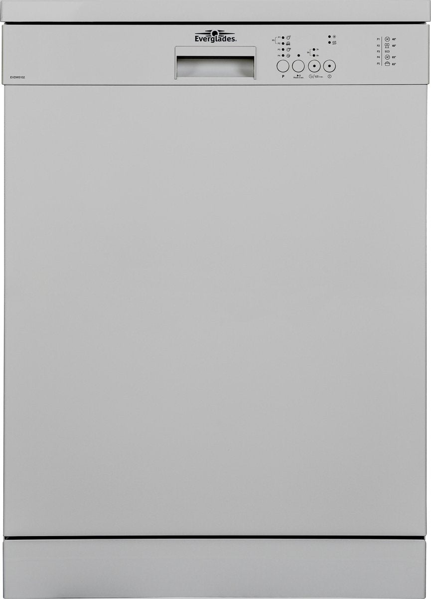 Everglades EVDW5106 Vaatwasser zilver look