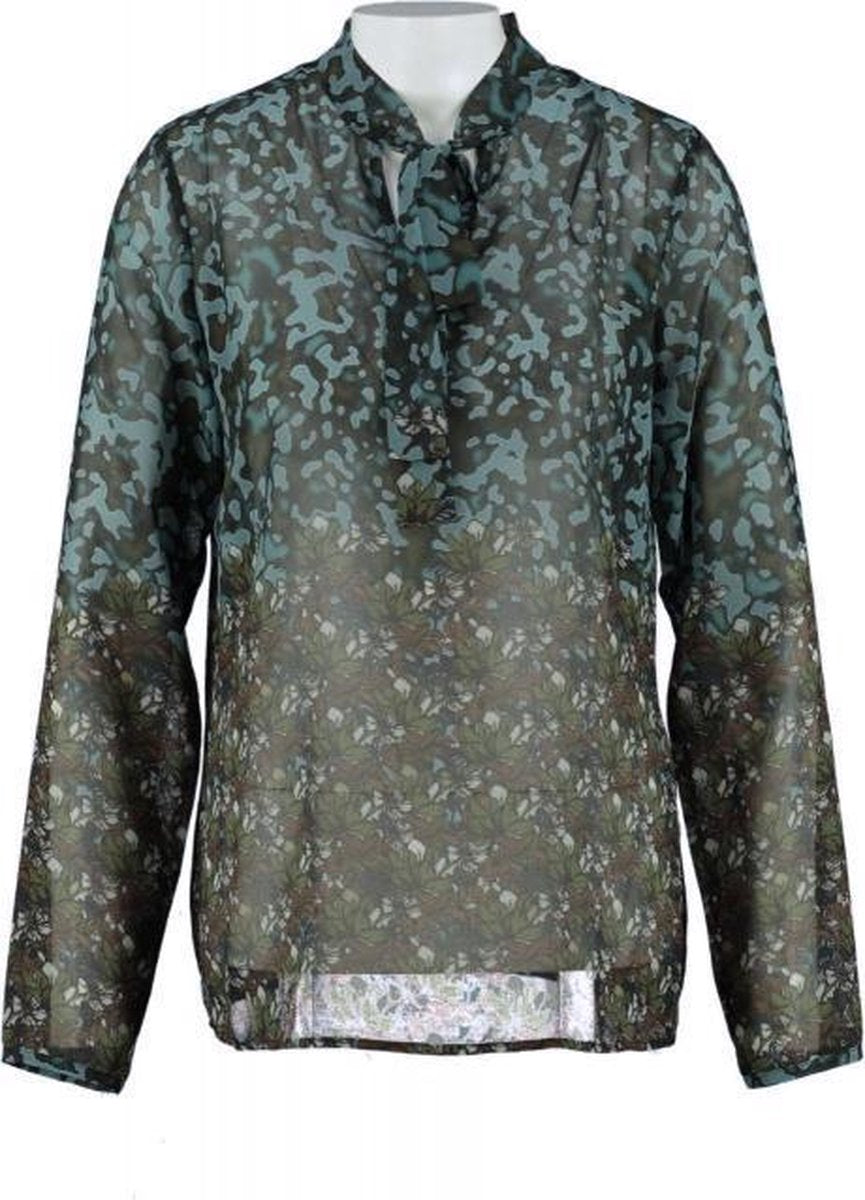 Geisha semi transparante blouse - Maat M