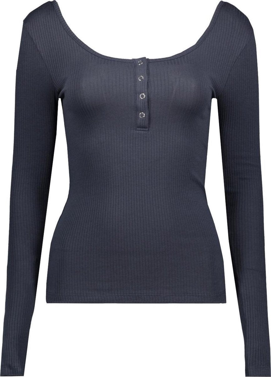Pckitte Ls Top Noos Bc 17101437 Ombre Blue