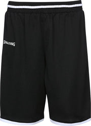 Spalding Move Basketbalshort kinderen Basketbalbroek - Maat 116  - Unisex - zwart/wit