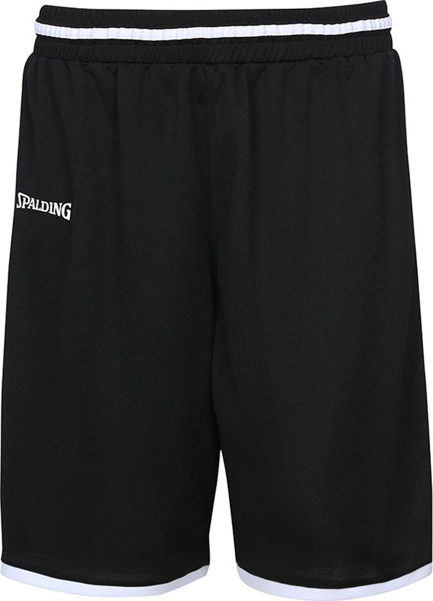 Spalding Move Basketbalshort kinderen Basketbalbroek - Maat 116  - Unisex - zwart/wit