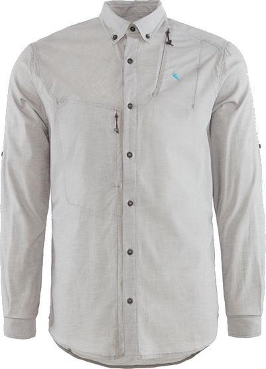 Klättermusen Outdoorblouse Lofn Heren Tencel Grijs Mt Xl