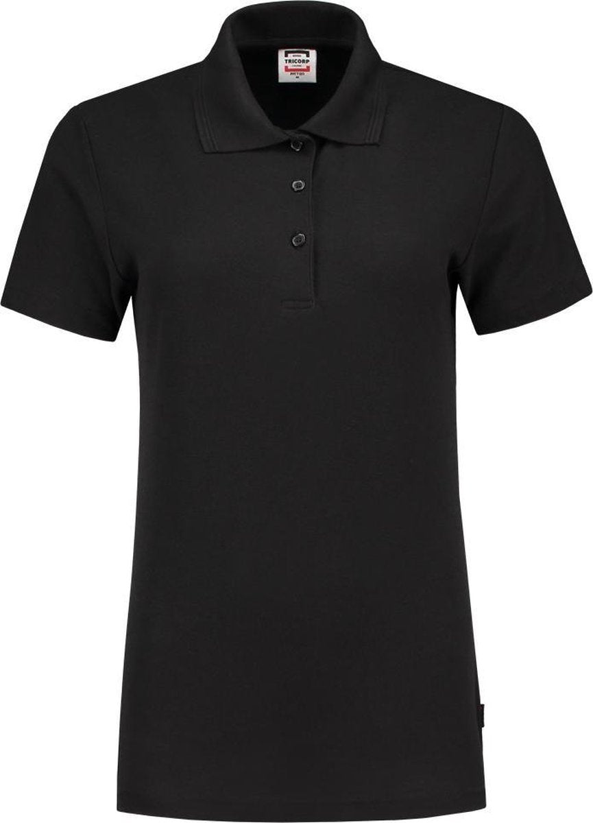 Tricorp  Poloshirt Slim Fit Dames 201006 Zwart - Maat 3XL