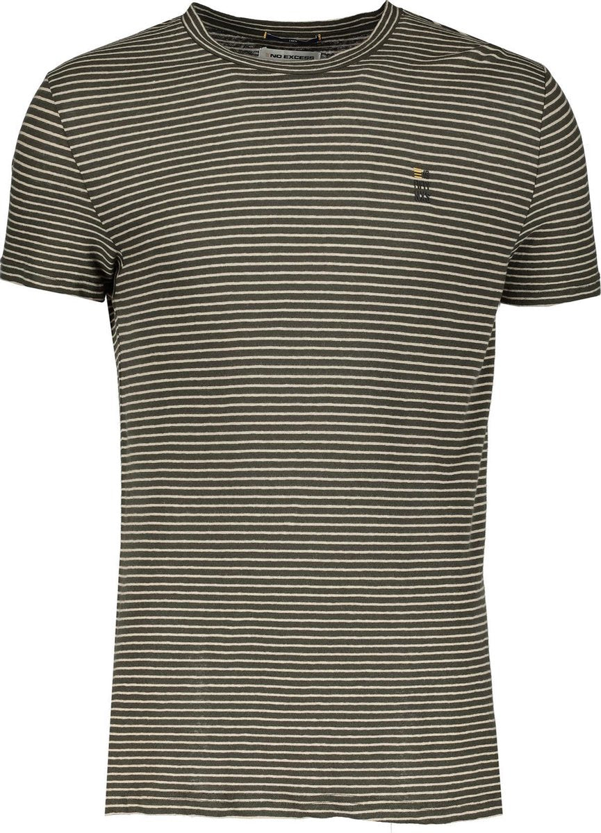 No Excess T-shirt - Modern Fit - Groen - 3XL Grote Maten