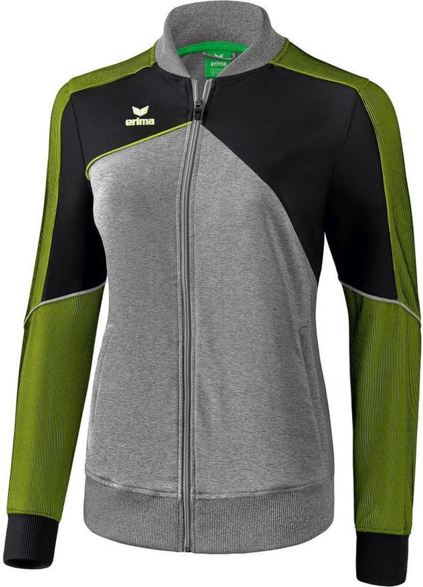 Erima Premium One 2.0 Dames Presentatiejack - Jassen  - grijs - 36
