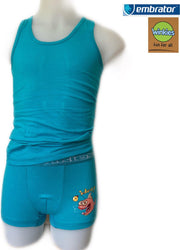 Embrator jongens Ondergoedsetje Idea Turquoise maat 110/116