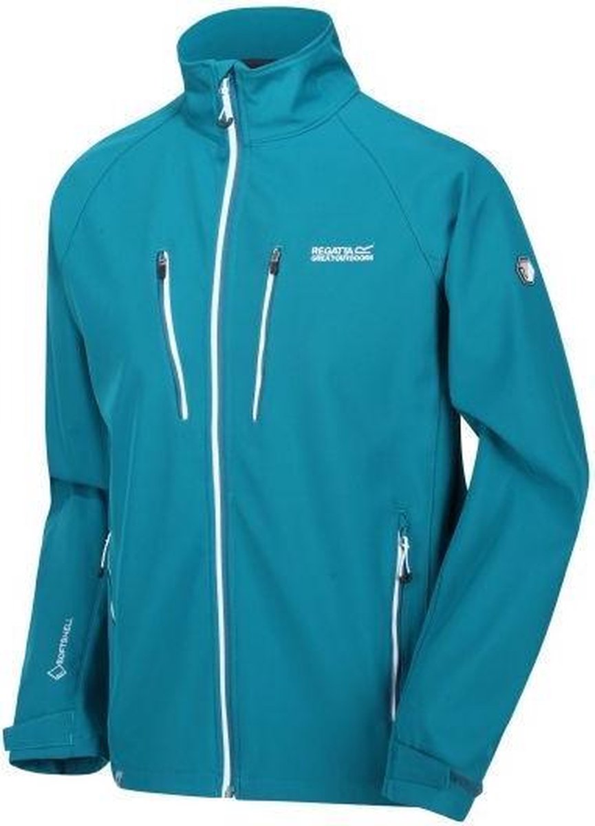 Regatta Nielson V Softshell Jas Heren Petrol Blauw Maat 3xl
