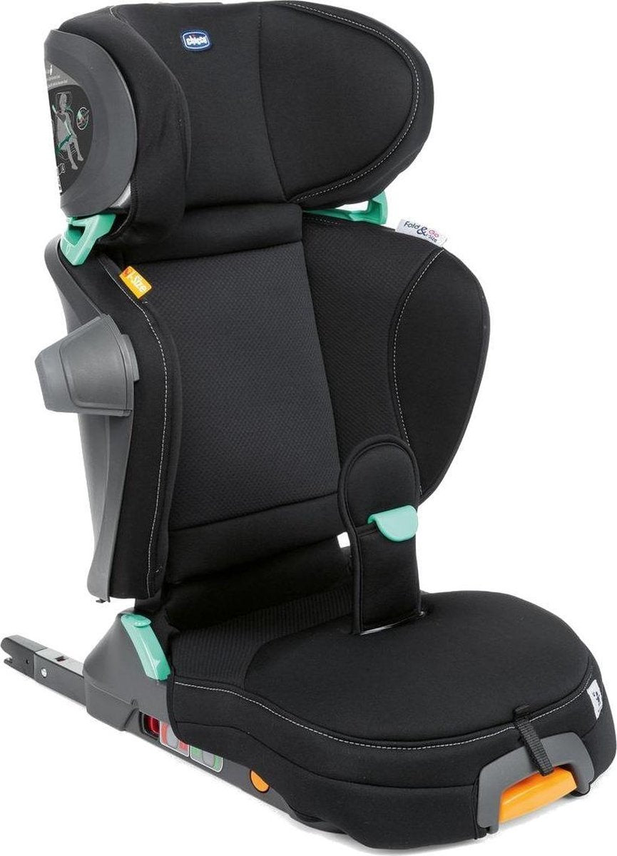Chicco Autostoel Fold & Go I-size Groep 2-3 Polykatoen Zwart