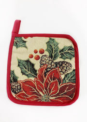 Pannenlap - luxe gobelinstof - Christmas Bardi - Kerst