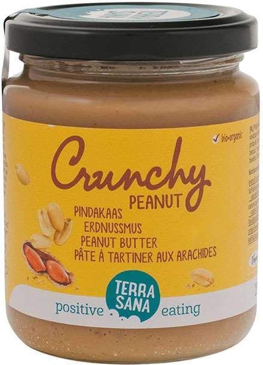 Pindakaas Crunchy Terrasana 250gr