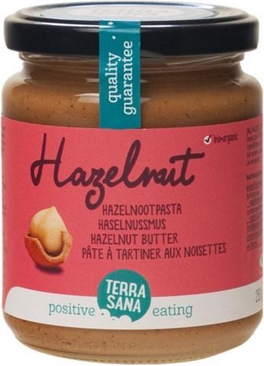Hazelnootpasta Terrasana 250gr