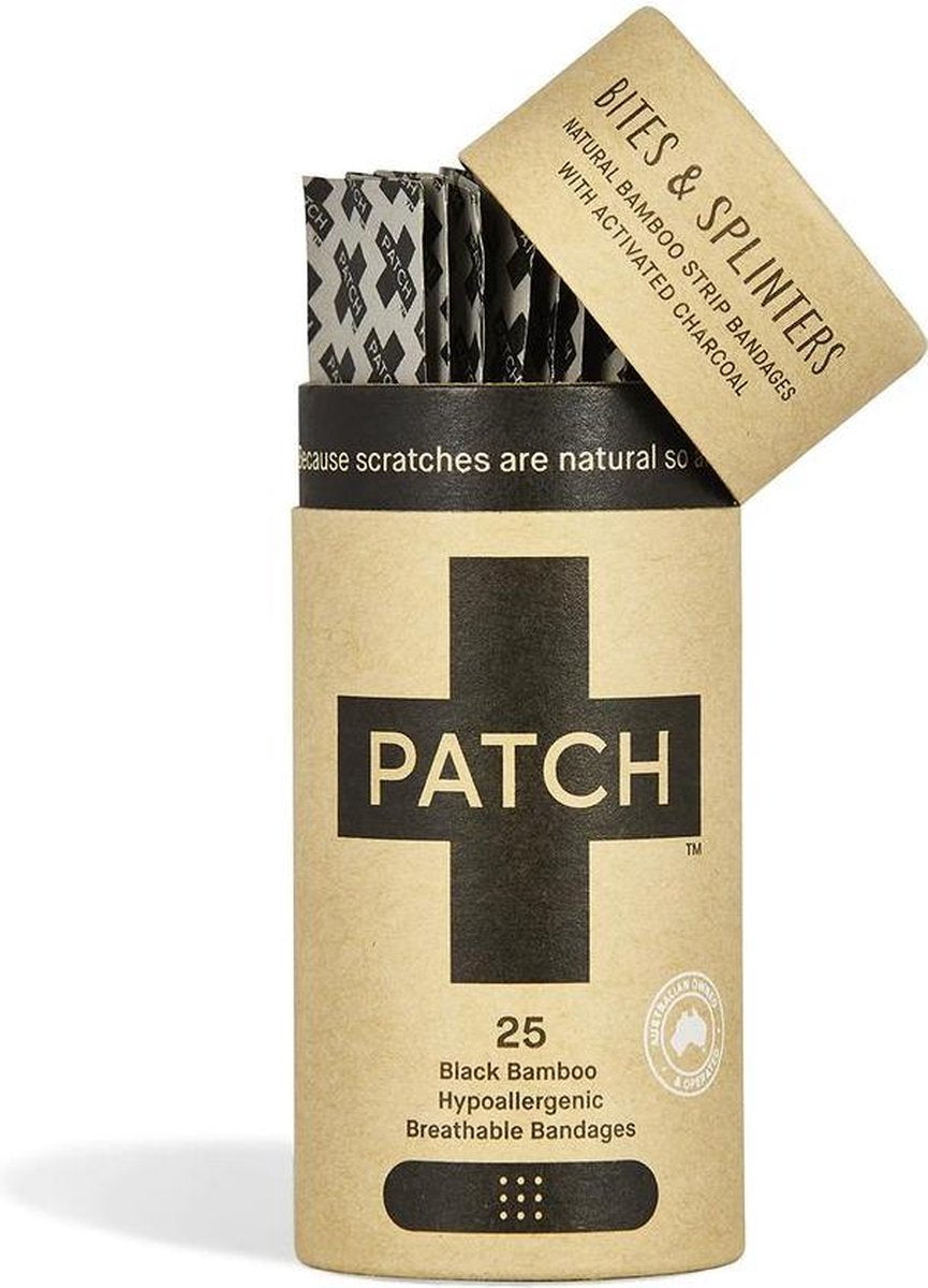 Patch Bamboe Pleisters met Houtskool