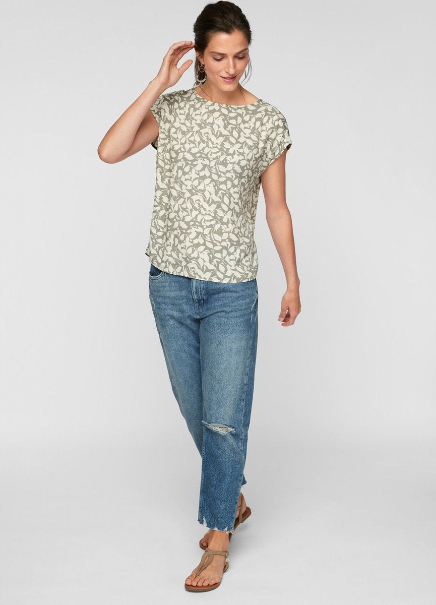 S.oliver blouse Wit-36 (S)