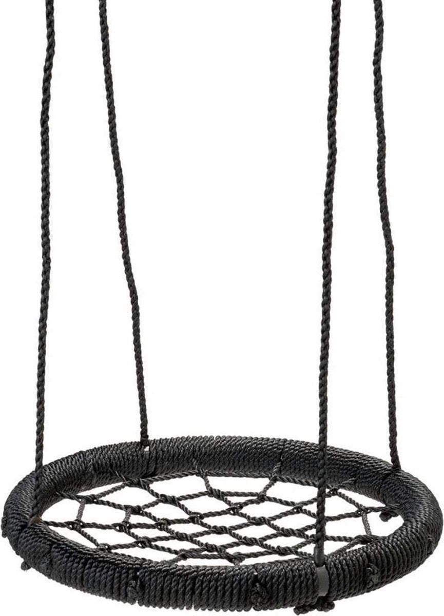 Swing King schommelzitje Nestschommel 60cm - Zwart