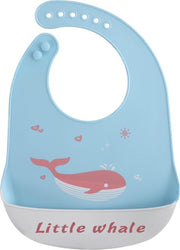 slabbetjes / Slabbetje met opvangbakje - Verstelbare slabber - Baby slabber - Baby en peuter - Vaatwasserbestendig - BPA vrij - 0 tot 3 jaar