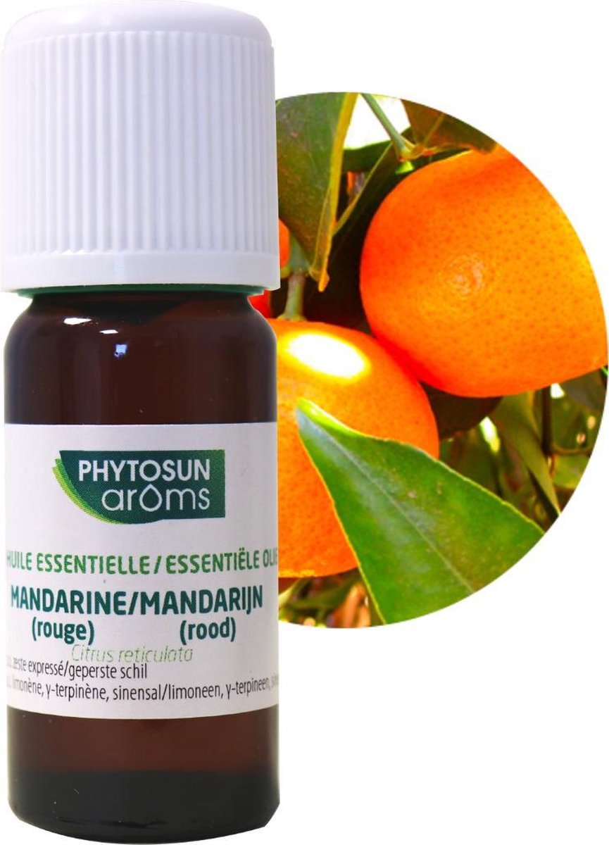 Phytosun Essentiële Olie Mandarijn Rood Bio - verbetert de slaap 10ml