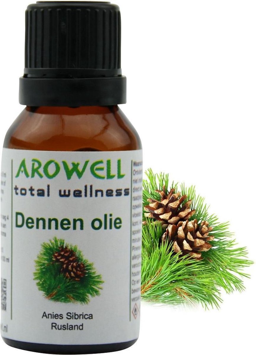 Arowell - Dennen etherische olie - 15 ml (Abies Sibirica) - geurolie - sauna opgiet