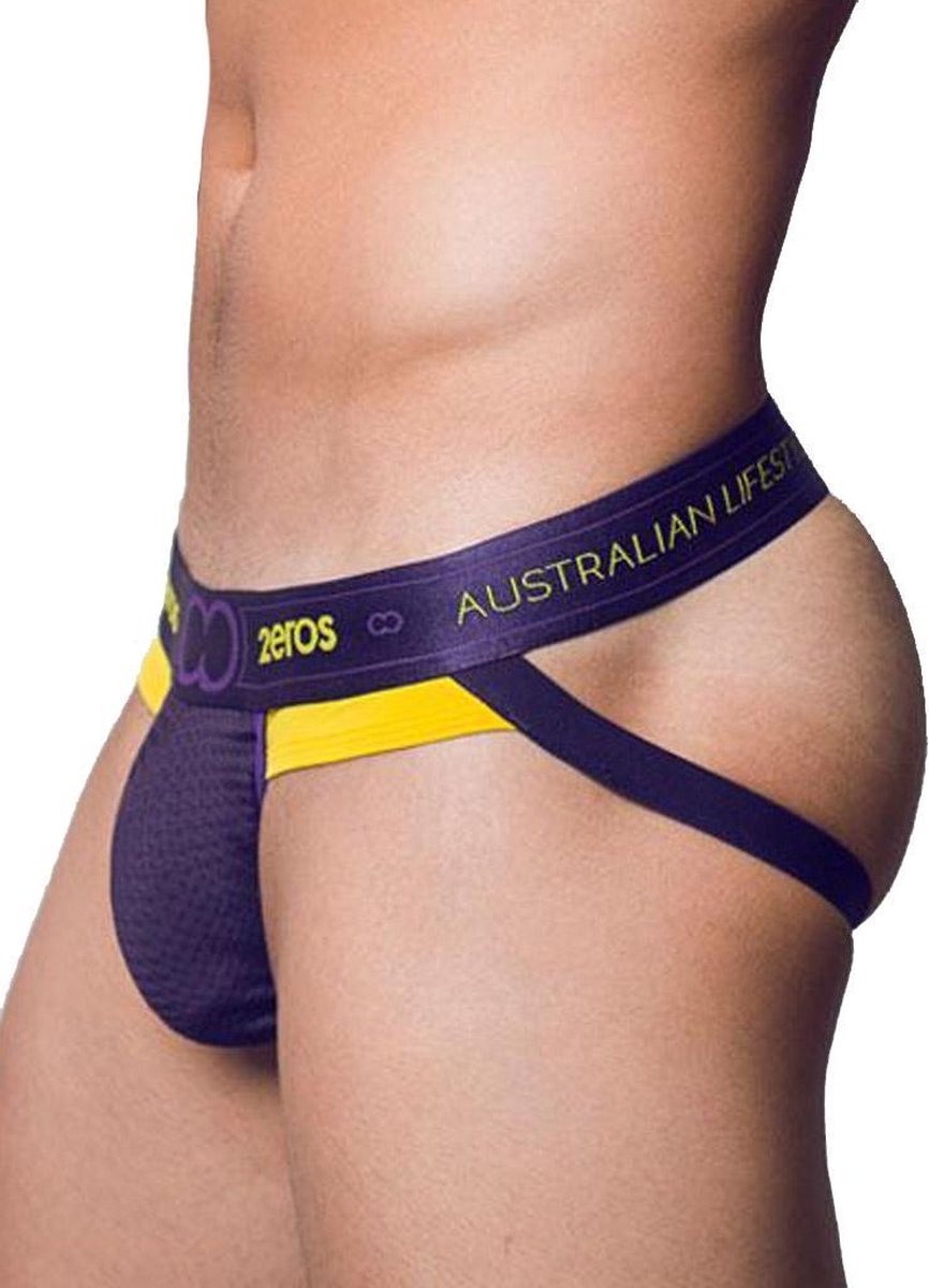 2EROS Aktiv NRG Jockstrap Vivid Paars - MAAT XL - Heren Ondergoed - Jockstrap Heren - Heren Jock