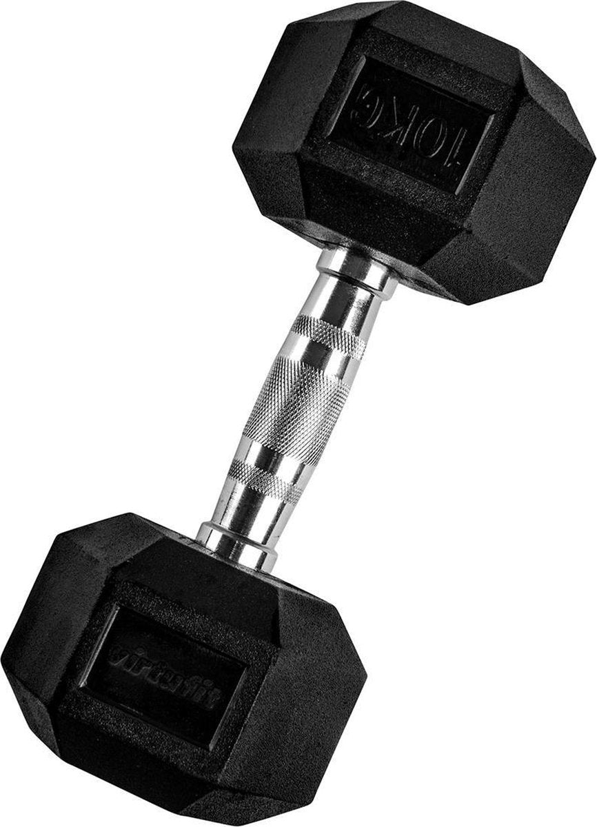 Dumbbell - VirtuFit Hexa dumbbell Pro - Gewichten - 10 kg - Per stuk