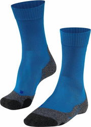 FALKE TK2 Cool Heren Wandelsokken - Iron Blue - Maat 44-45