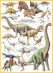 Puzzel 1000 stukjes-Dinosaurs of the jurrasic