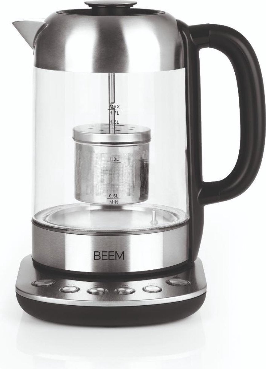 BEEM Waterkoker Teatime II met theefilter en temperatuurselectie - Theepot - 1
