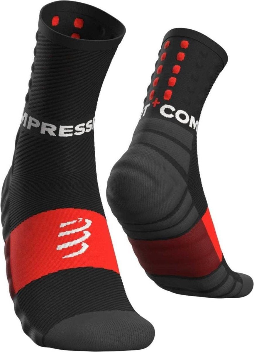 Compressport Shock Absorb Socks - zwart - maat 35-38