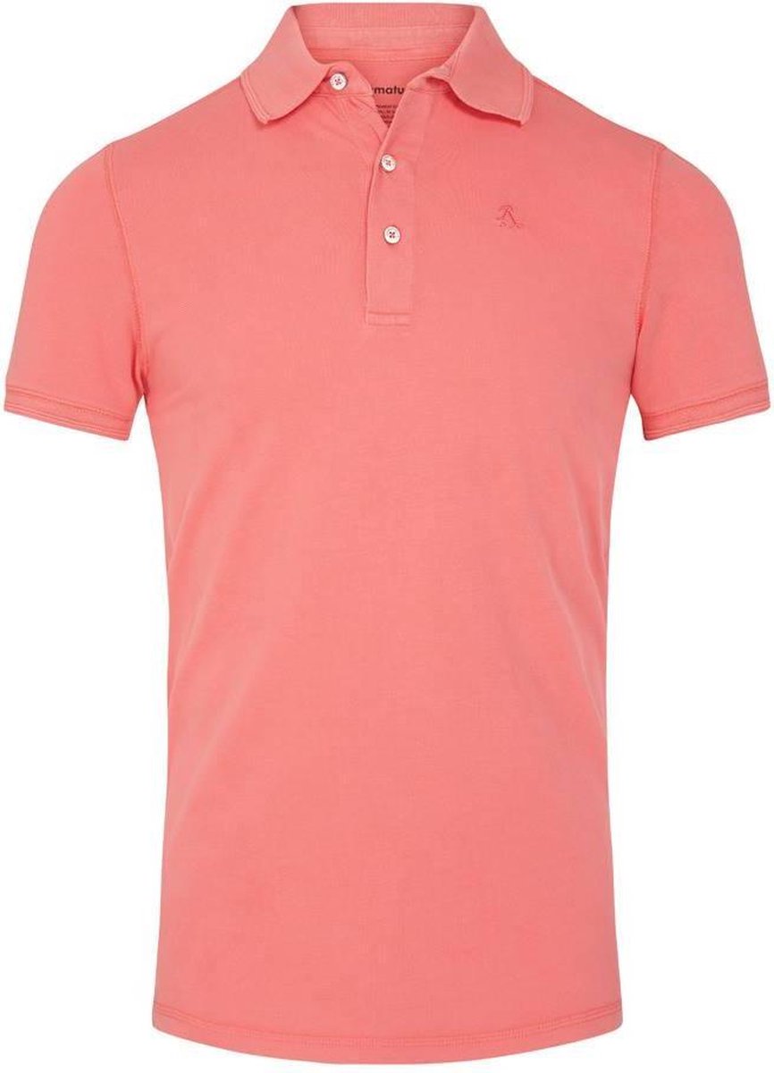 Ramatuelle Polo Heren - South Beach Polo donkere kleuren - Maat S  - Kleur  Rood  / Red