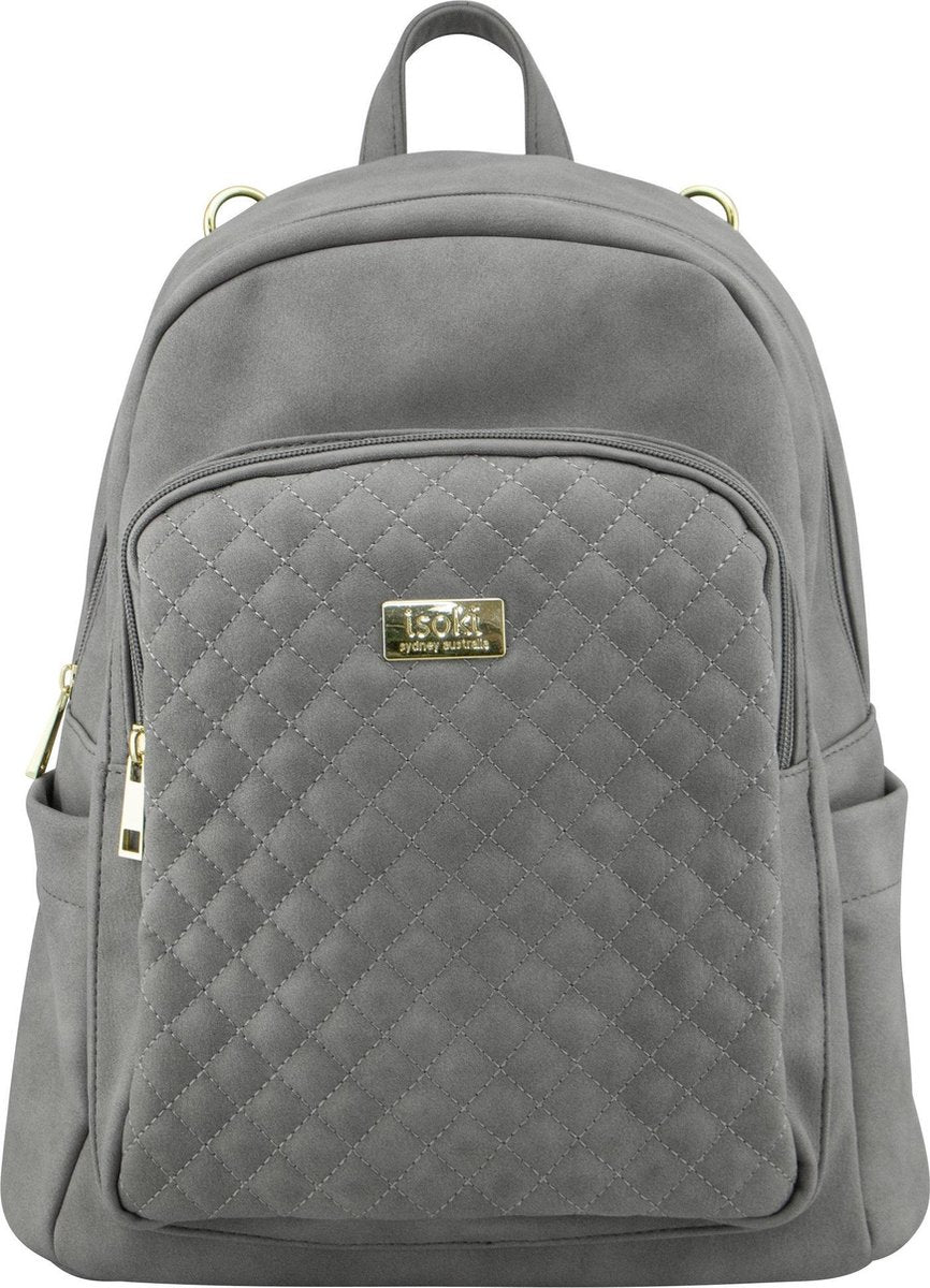 Isoki Luiertas Backpack Marlo Stone Grey Grijs