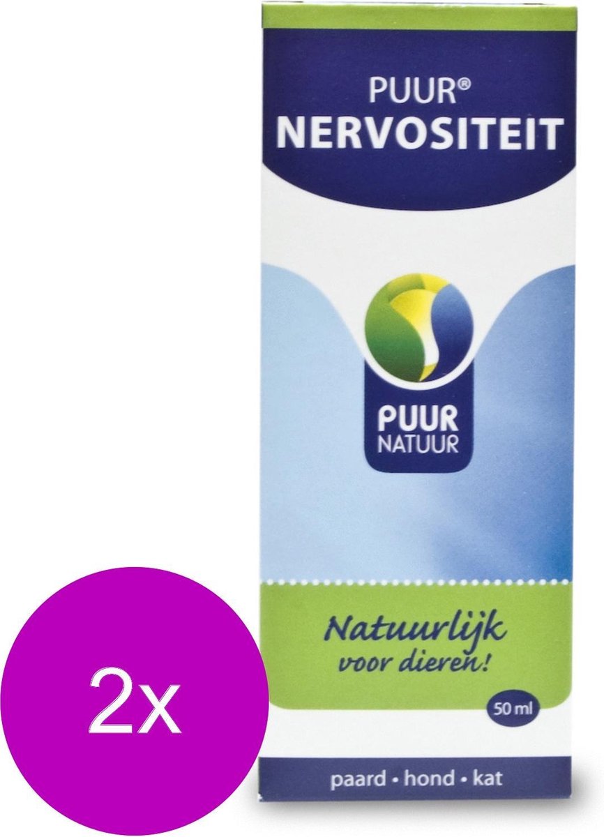 Puur Natuur Nervositeit - Anti stressmiddel - 2 x 50 ml