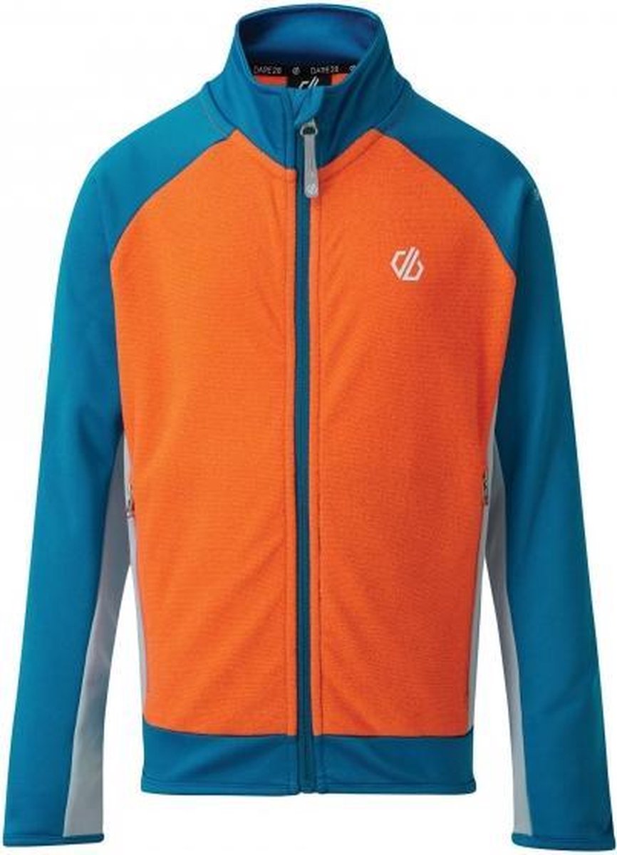 Dare 2b Outdoorjas Accolade Junior Polyester Oranje/blauw Mt 128