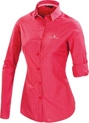 Ferrino Blouse Perinet Ls Dames Rood Maat S