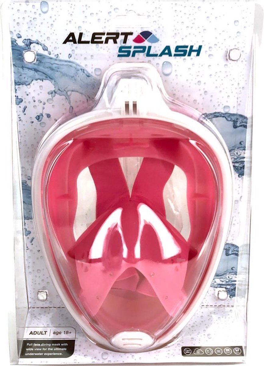 Alert Splash Duikbril Masker L-XL Roze