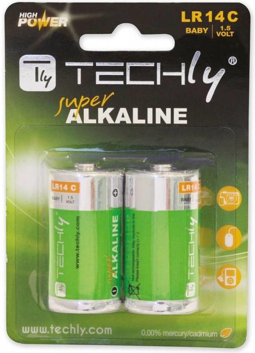 Techly LR14 C 1.5V Single-use battery Alkaline 1