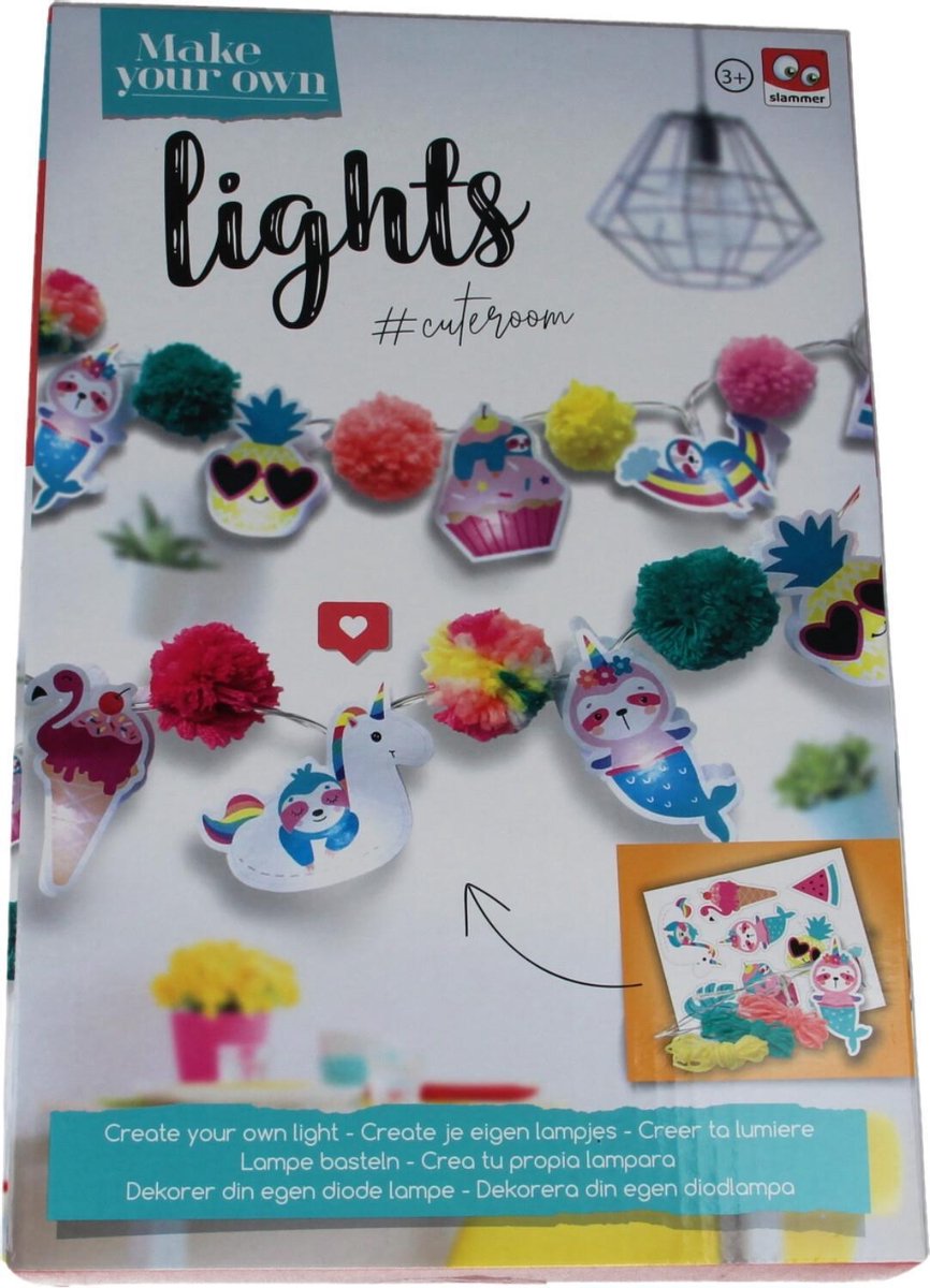 Slammer Slinger met LED Lichtjes Luiaard