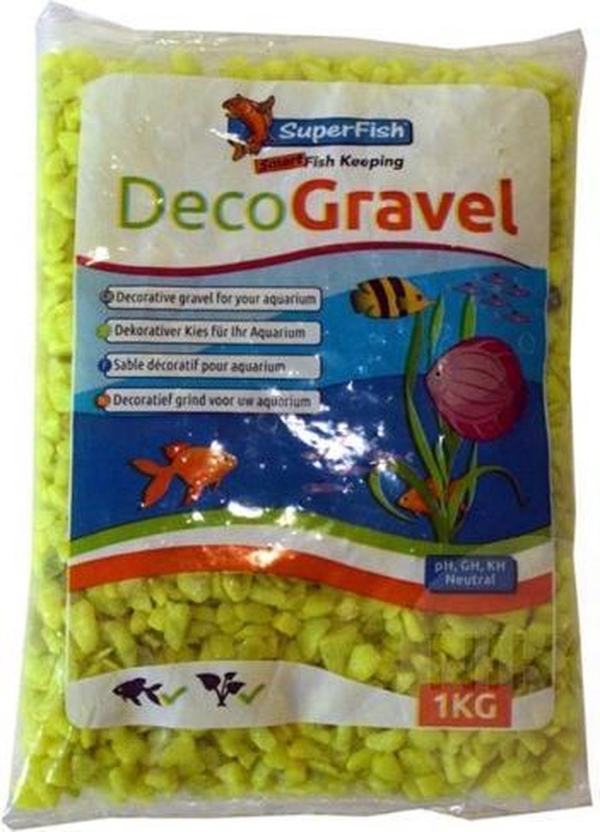 Sf Deco grind neon geel 1kg