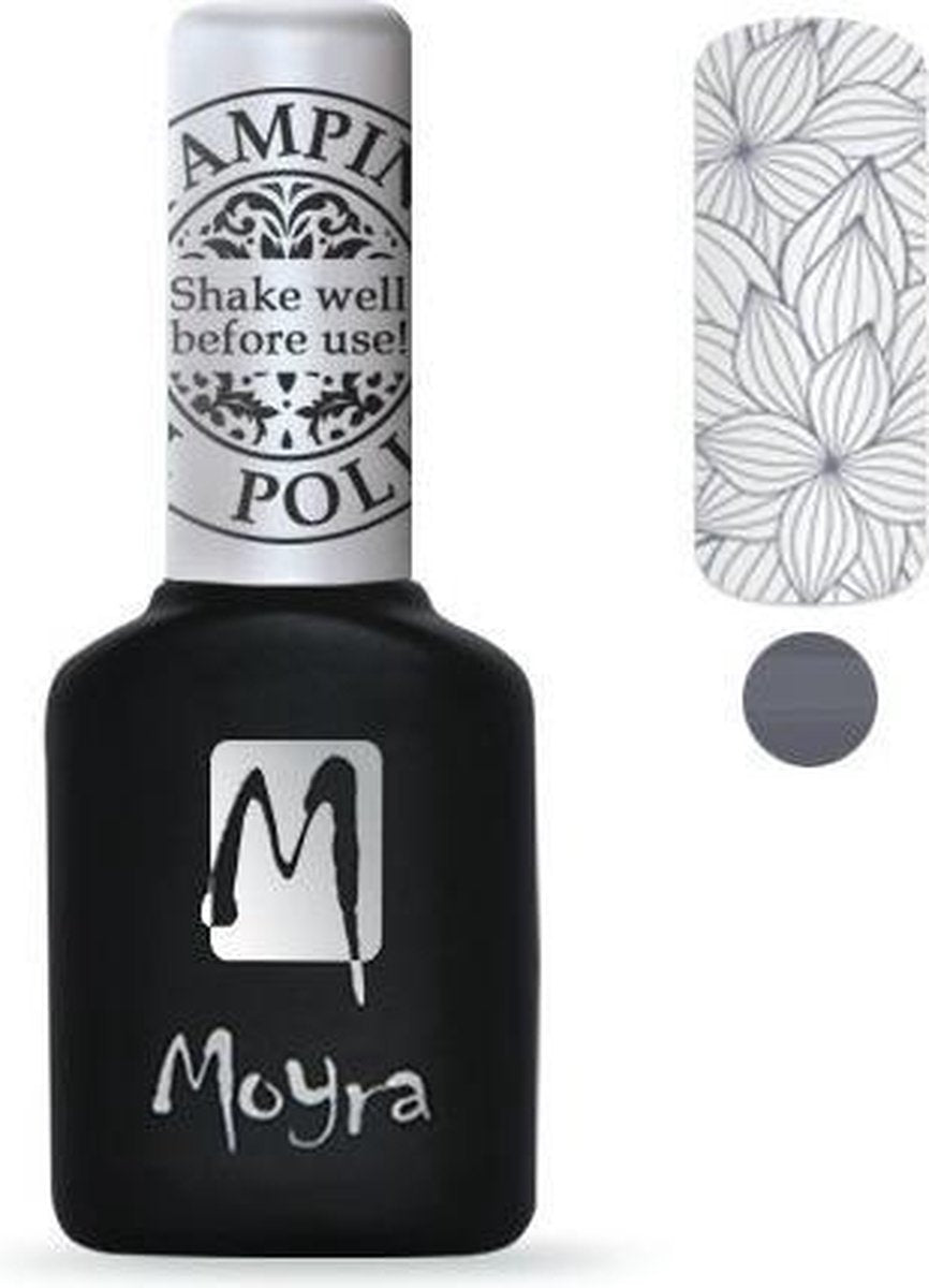 Moyra Stamping Gel Polish 10ml SGP02 GREY