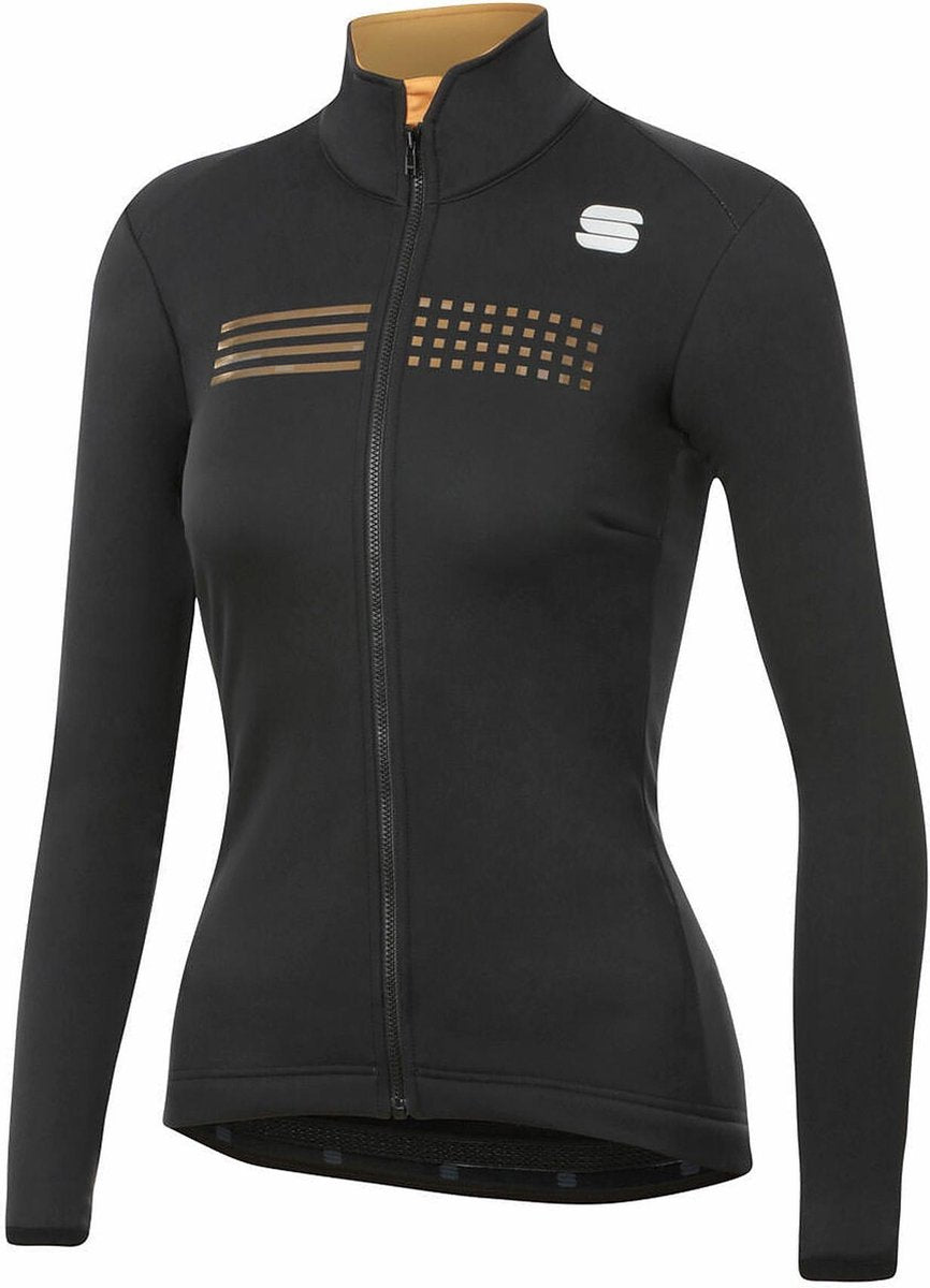 Sportful Sportful Tempo Fietsjack Fietsjack - Maat M  - Vrouwen - zwart/goud