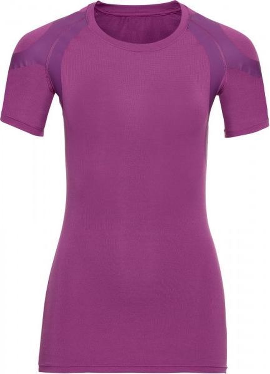 Odlo Active Spine Crew Top Dames - Paars - maat S