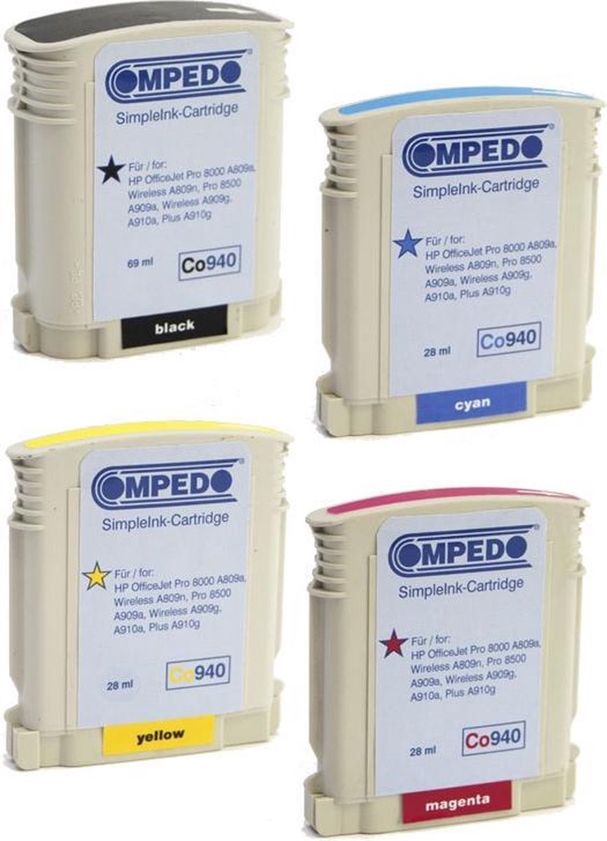 Compedo Printercartridge voor HP 940XL