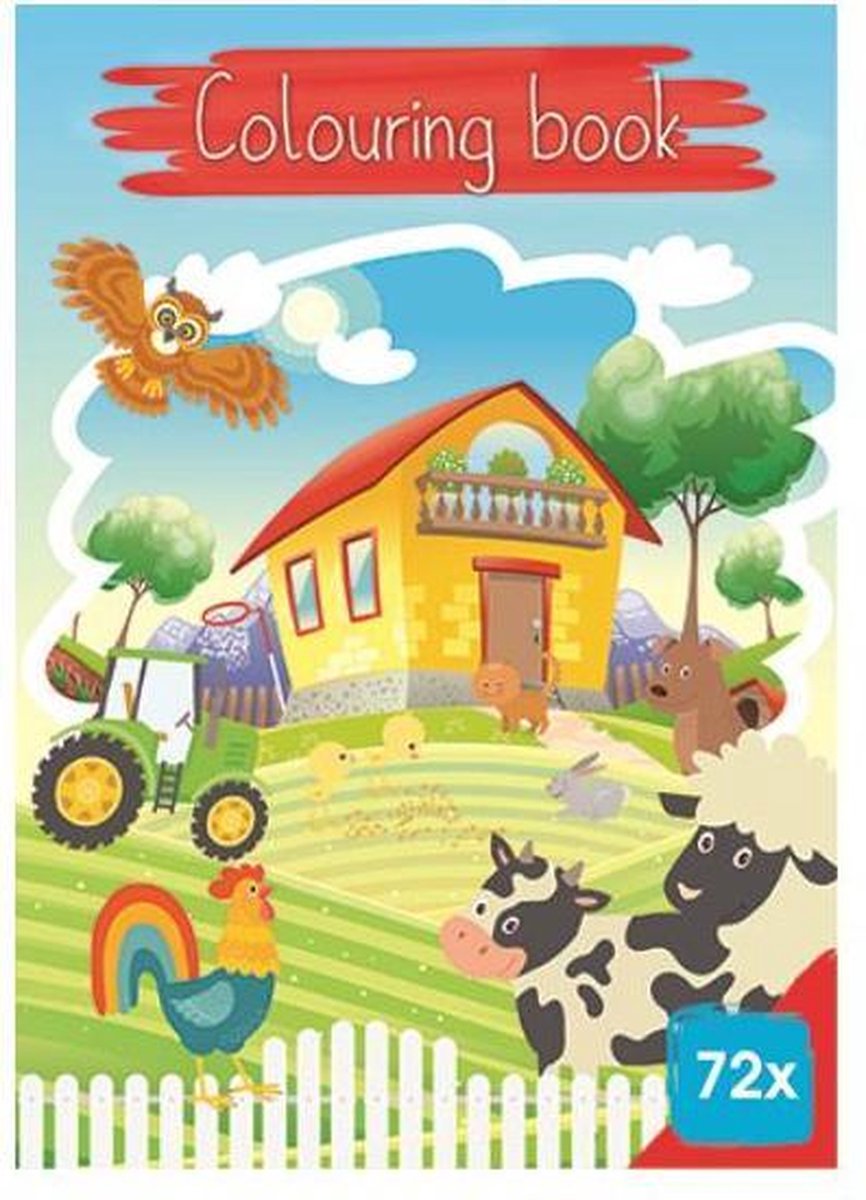 W&o Kleurboek Boerderij Junior 21 X 29