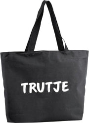 Trutje shopper tas - zwart - 47 x 34 x 12