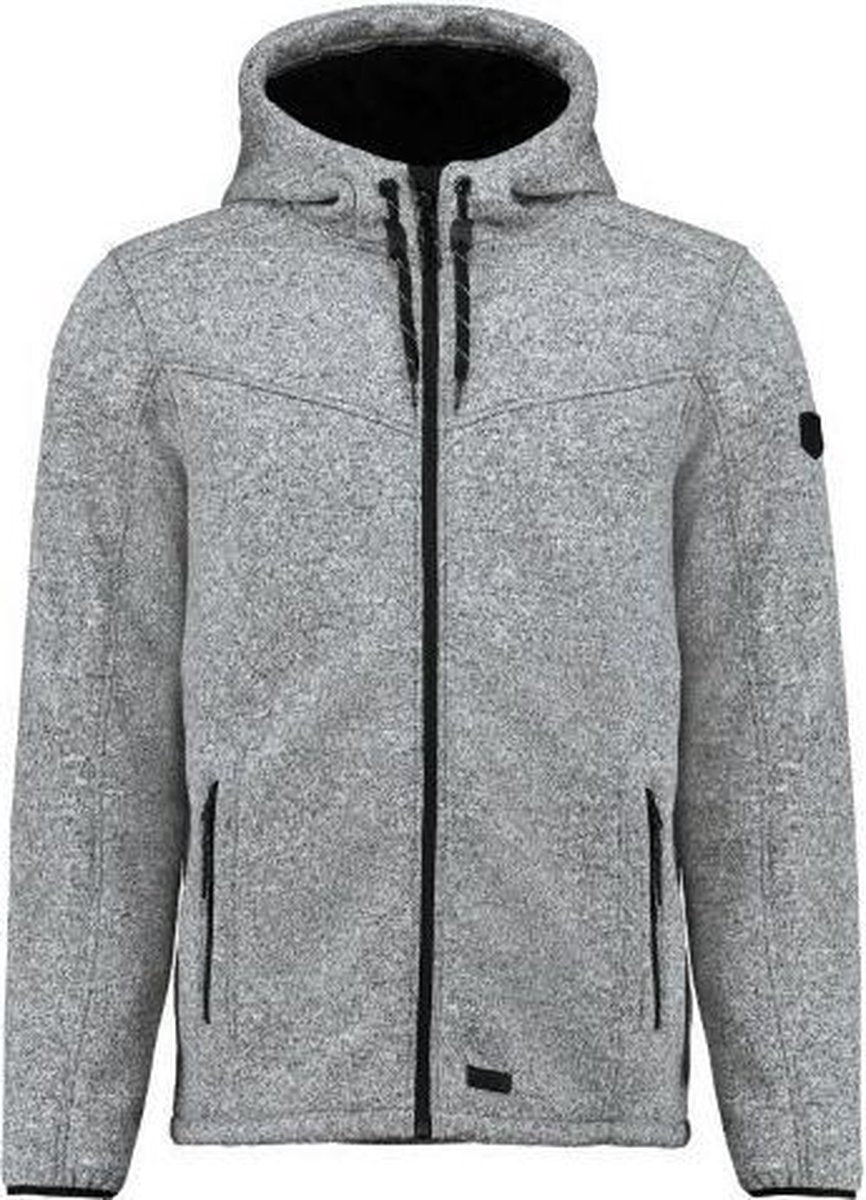 Kjelvik heren wintervest Leendert grijs melange - maat 3XL