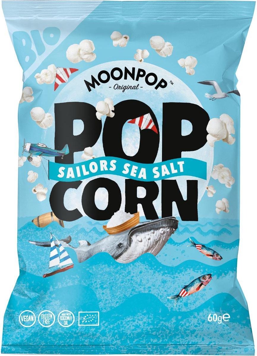 Moonpop Popcorn sea salt