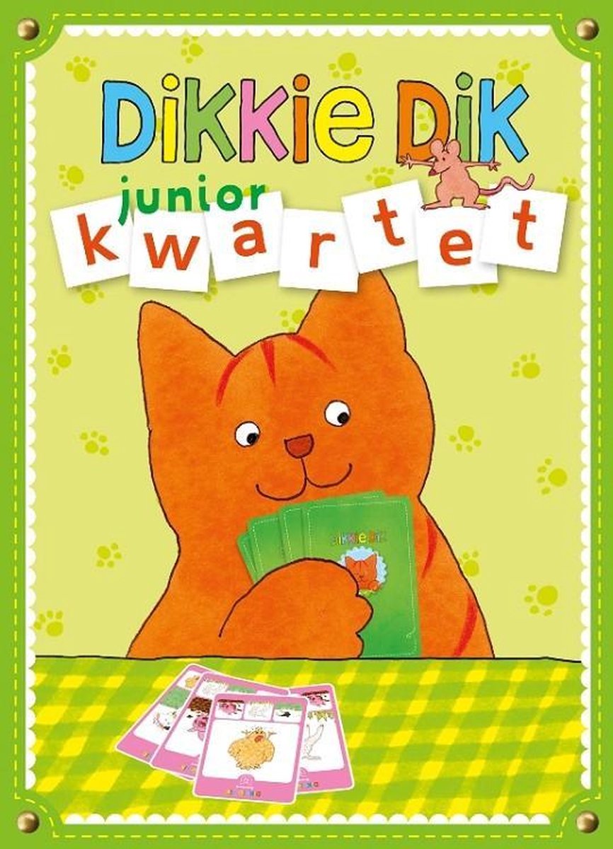 Spel - Kwartet - Dikkie Dik - Junior - In blik