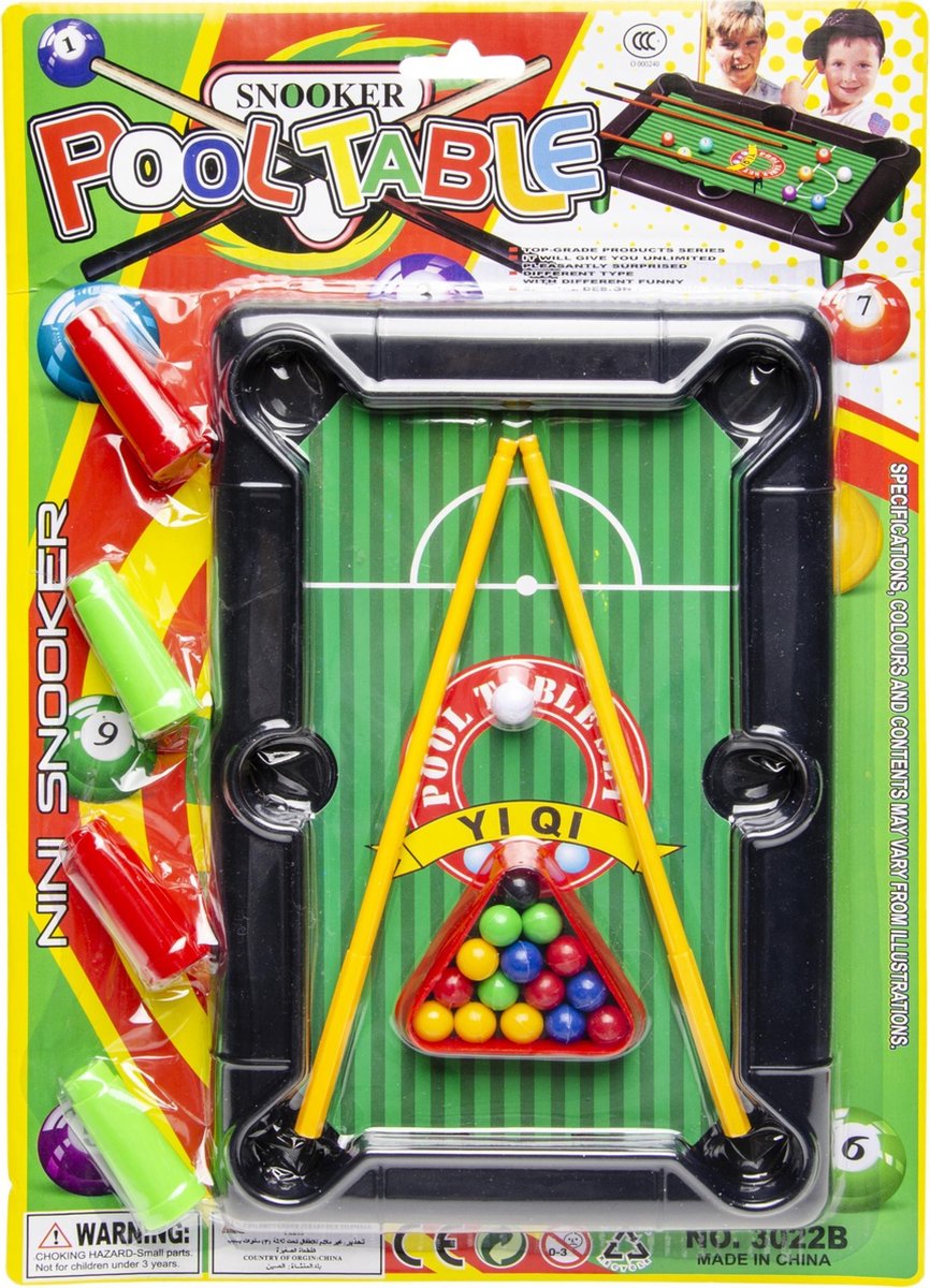 Lg-imports Mini-snookerset 21-delig